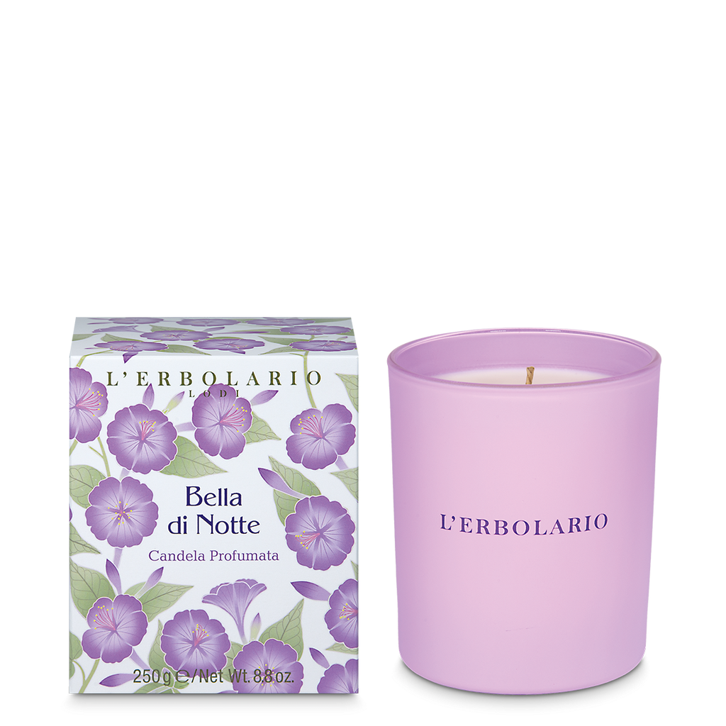 Candela Profumata Bella di Notte 250g - Edizione Limitata - Qshops (L’Erbolario)