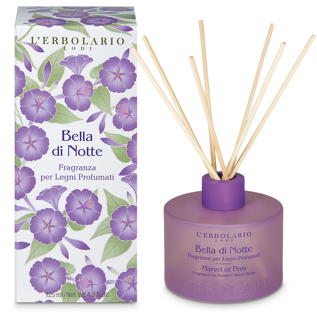 Fragranza per Legni Profumati Bella di Notte 125ml - Qshops (L’Erbolario)