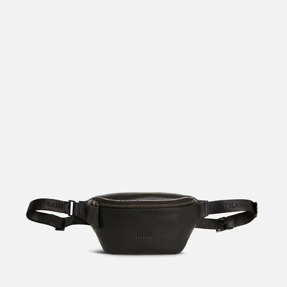 Belt bag in pelle nera - Qshops (Alviero Martini 1A Classe)