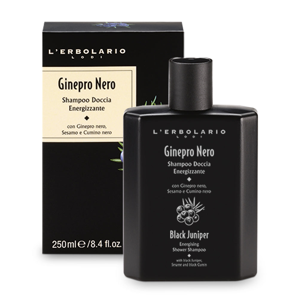 Ginepro Nero - Shampoo Doccia Energizzante 250 ml - Qshops (L’Erbolario)
