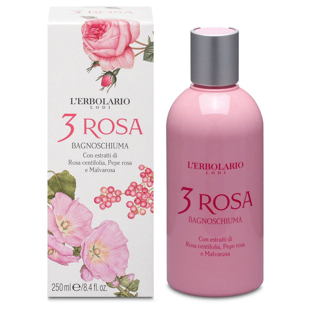 3 Rosa - Bagnoschiuma - Qshops (L’Erbolario)