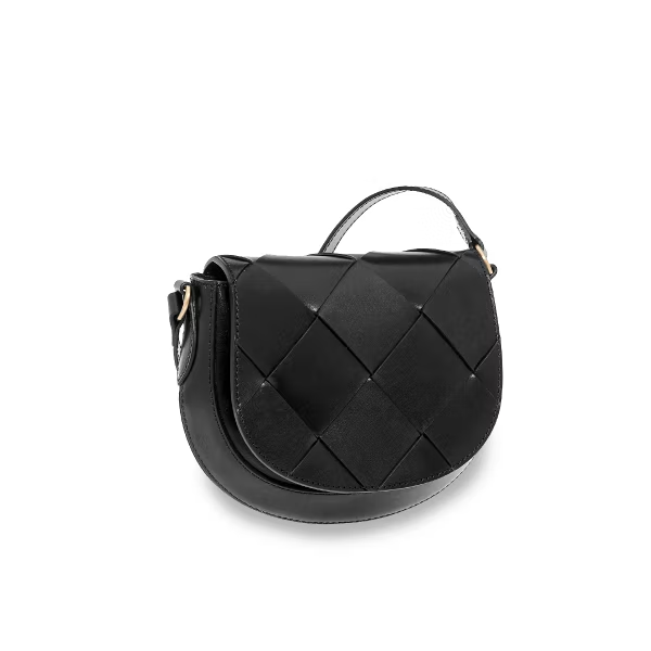 Borsa tracolla Bettina Intreccio Nera - Qshops (The Bridge)