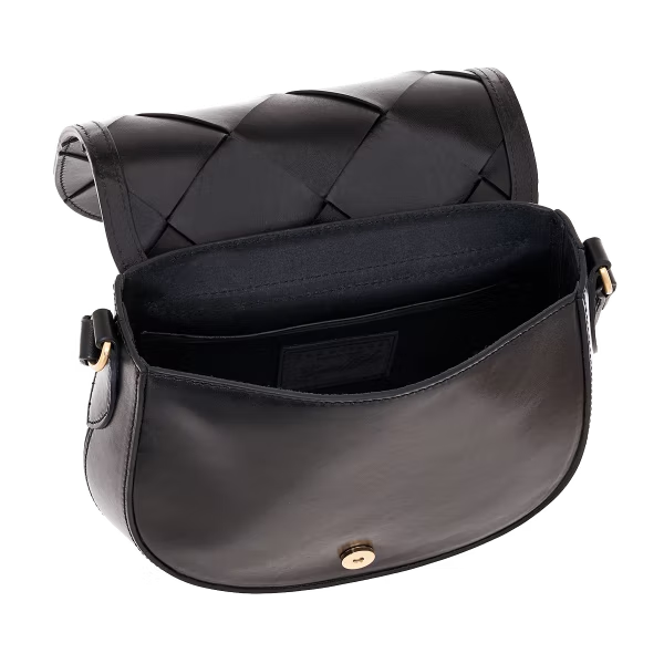 Borsa tracolla Bettina Intreccio Nera - Qshops (The Bridge)