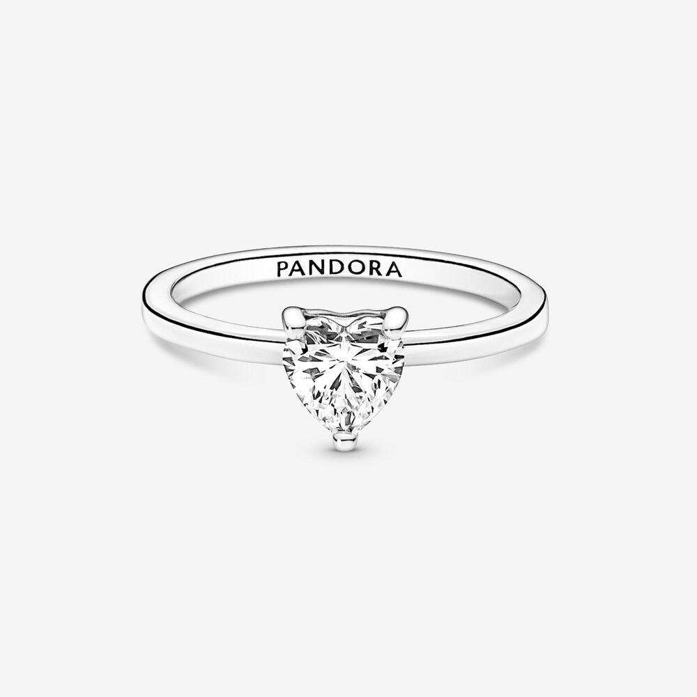Anello Solitario con Pietra Cuore - Qshops (Pandora)