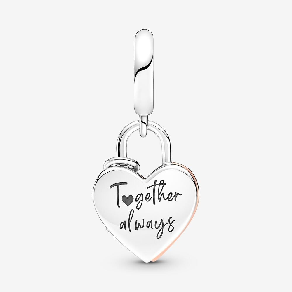 Charm Pendente Lucchetto "Together Always" - Qshops (Pandora)