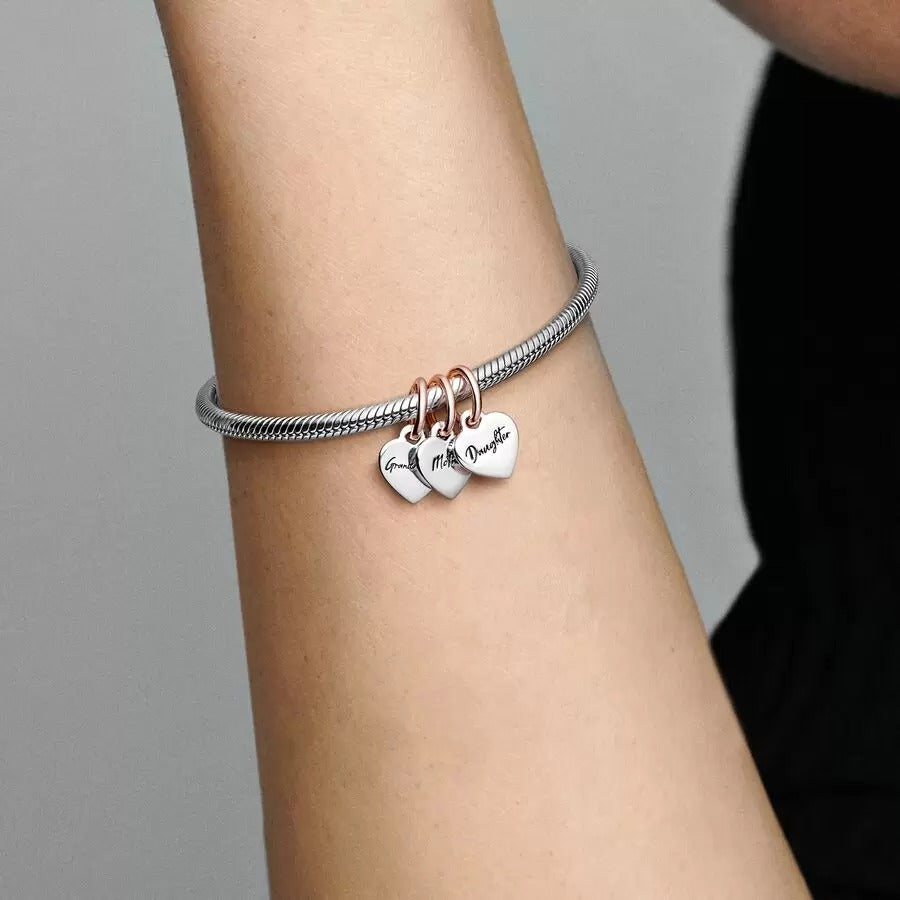 Charm Pendente Nonna Mamma e Figlia Divisibile - Qshops (Pandora)