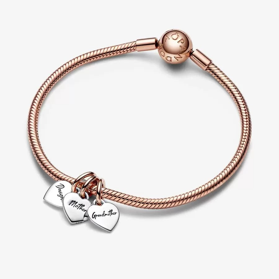 Charm Pendente Nonna Mamma e Figlia Divisibile - Qshops (Pandora)