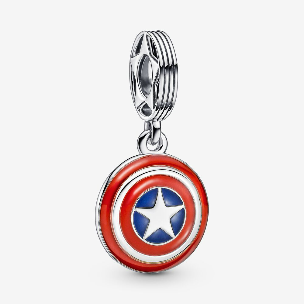 Marvel Avengers Pendente Scudo di Captain America - Qshops (Pandora)