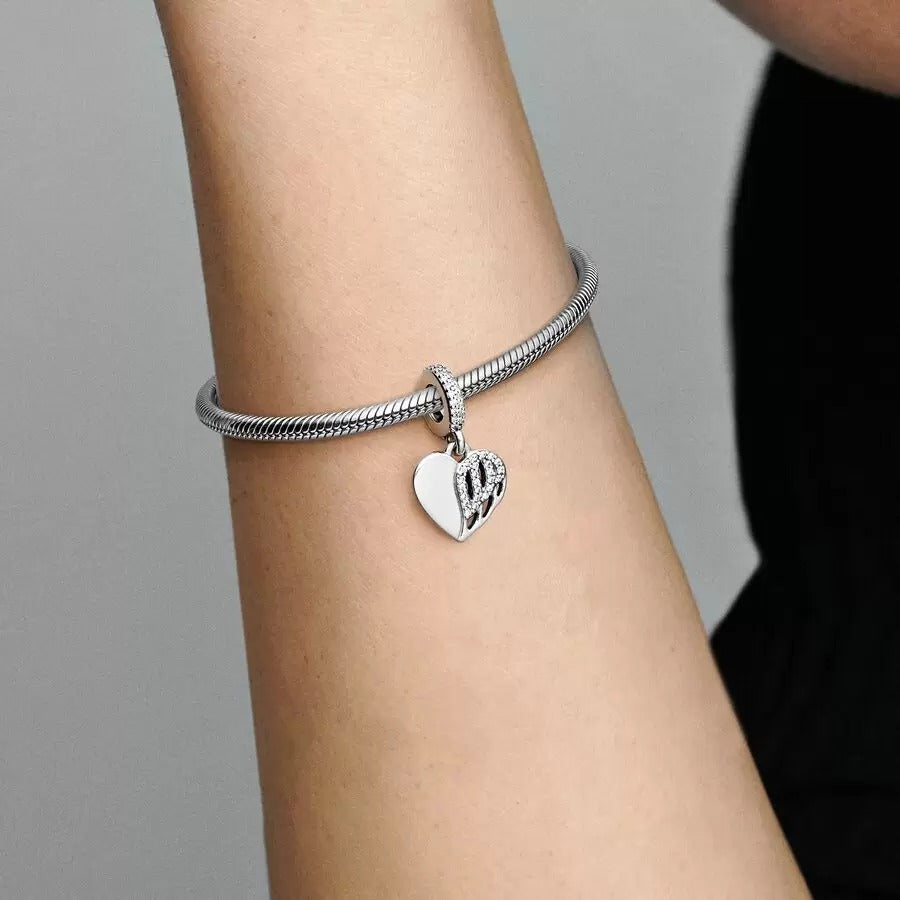 Charm Pendente Cuore i Nostri Angeli - Qshops (Pandora)