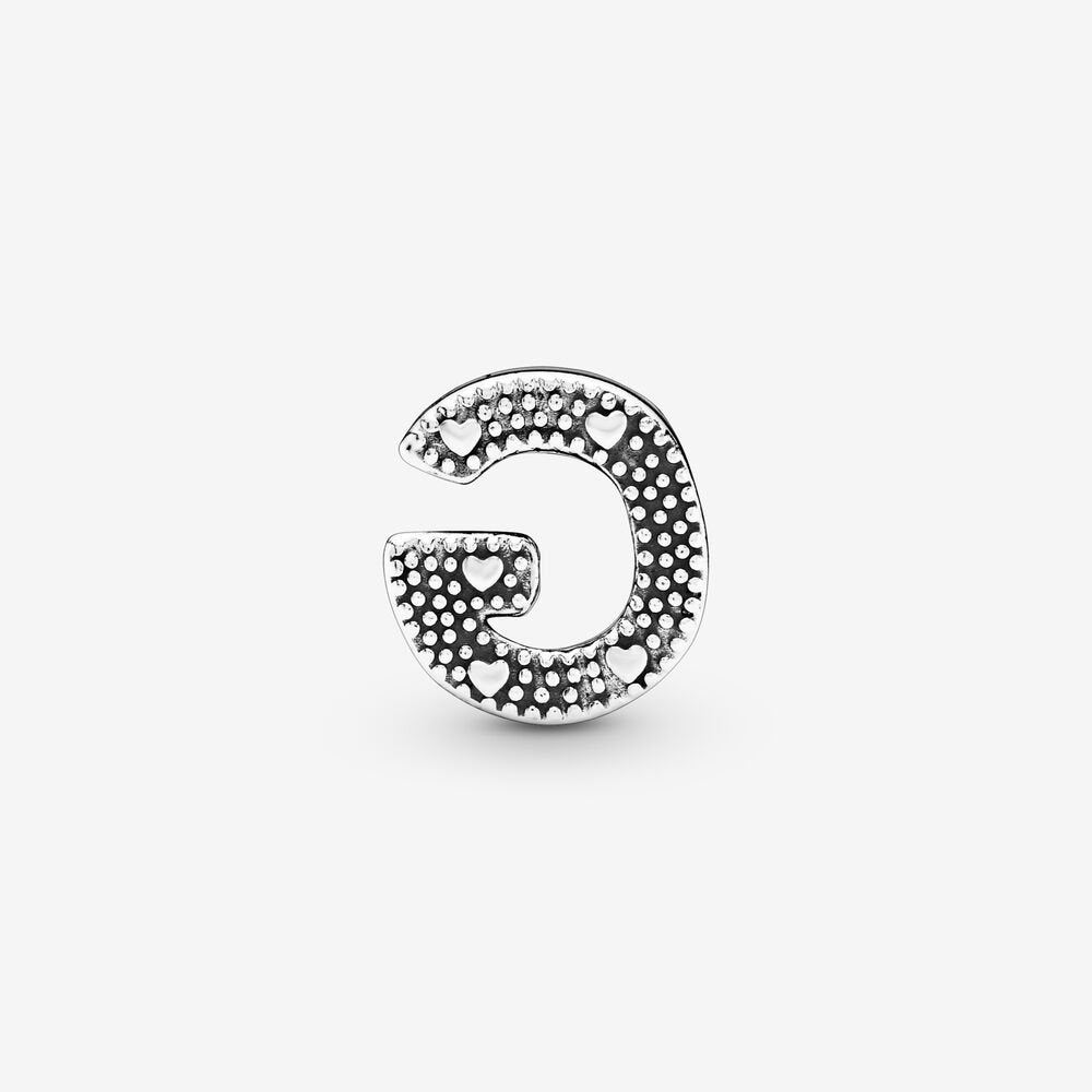 charm simbolo Pandora lettera dell'alfabeto G