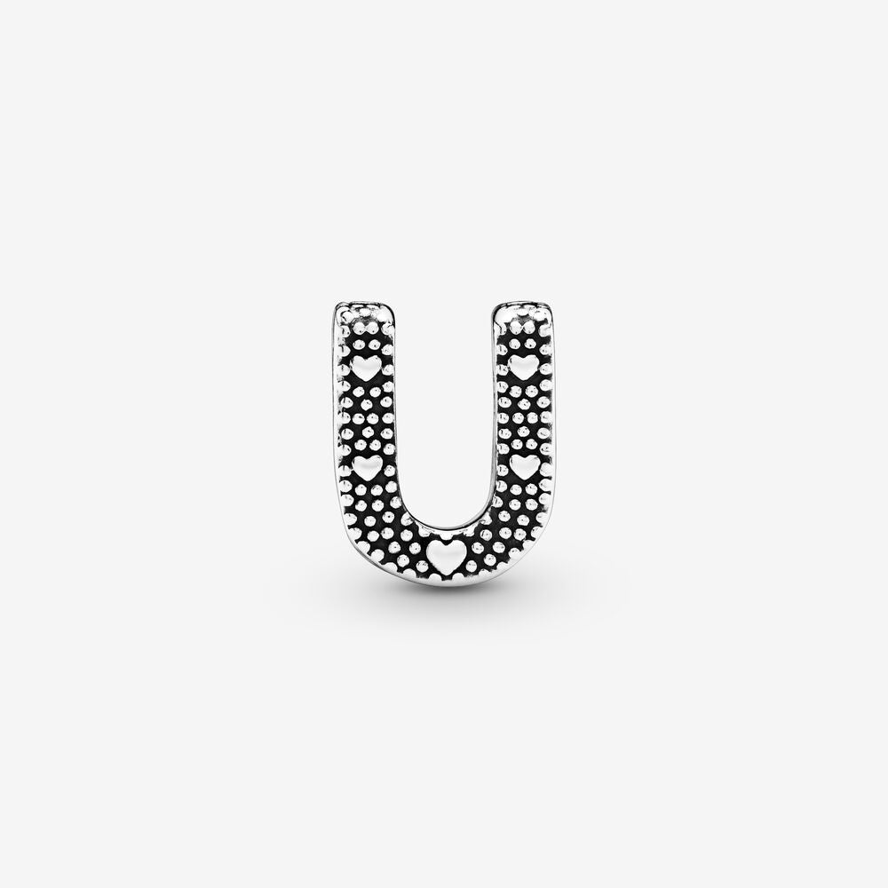 Charm dell’alfabeto Lettera U - Qshops (Pandora)