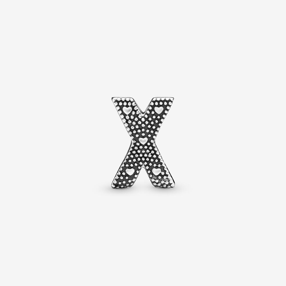 Charm dell’alfabeto Lettera X - Qshops (Pandora)