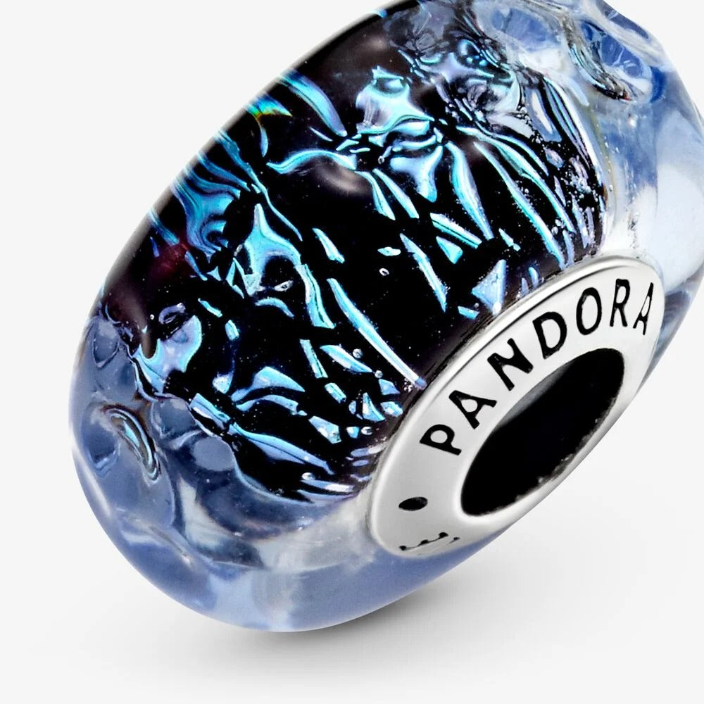 Charm Oceano in vetro di Murano blu scuro - Qshops (Pandora)