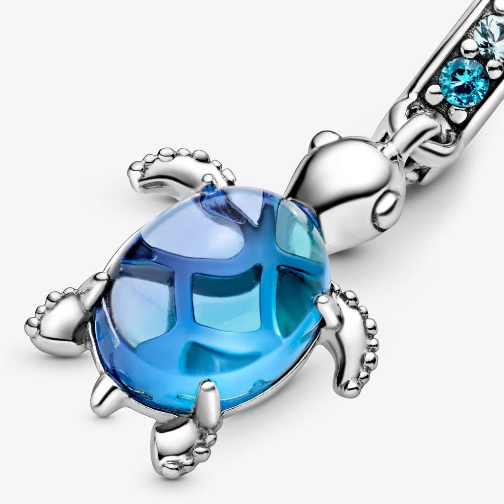 Charm pendente Tartaruga di mare in vetro di Murano - Qshops (Pandora)
