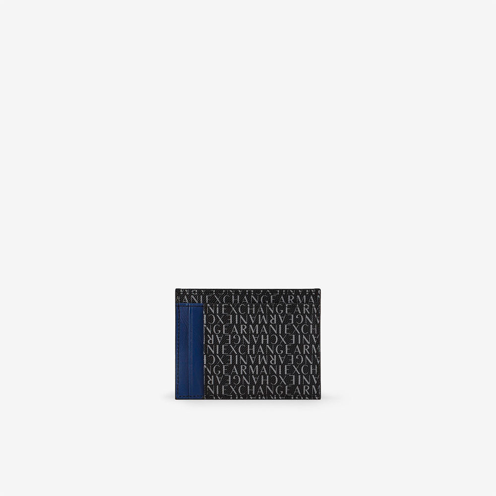 Portacarte Nero Blu - Qshops (Armani Exchange)
