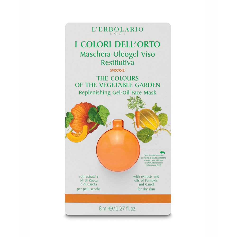 I Colori Dell’orto - Arancione - Azione Nutriente Maschera Oleogel Viso Restitutiva - Qshops (L’Erbolario)