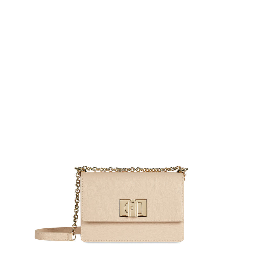 Qshops Borsa a tracolla rosa cipria Furla