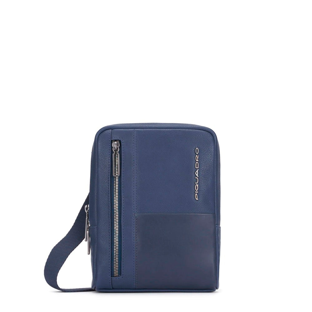 Borsello porta iPad mini Ronnie Blu - Qshops (Piquadro)