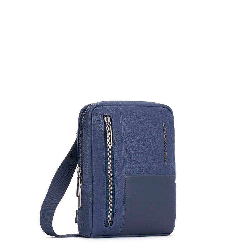 Borsello porta iPad mini Ronnie Blu - Qshops (Piquadro)