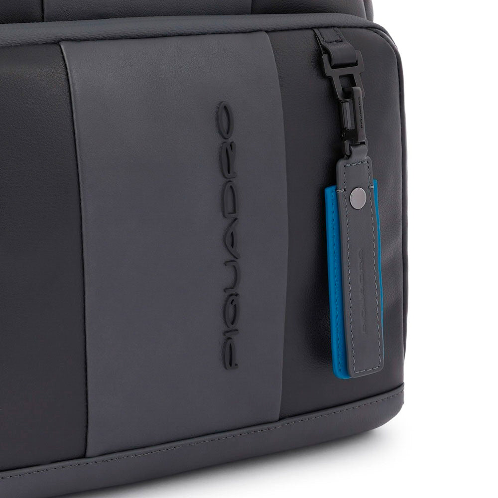 Zaino porta PC e porta iPad personalizzabile con BagMotic Nero-Grigio - Qshops (Piquadro)