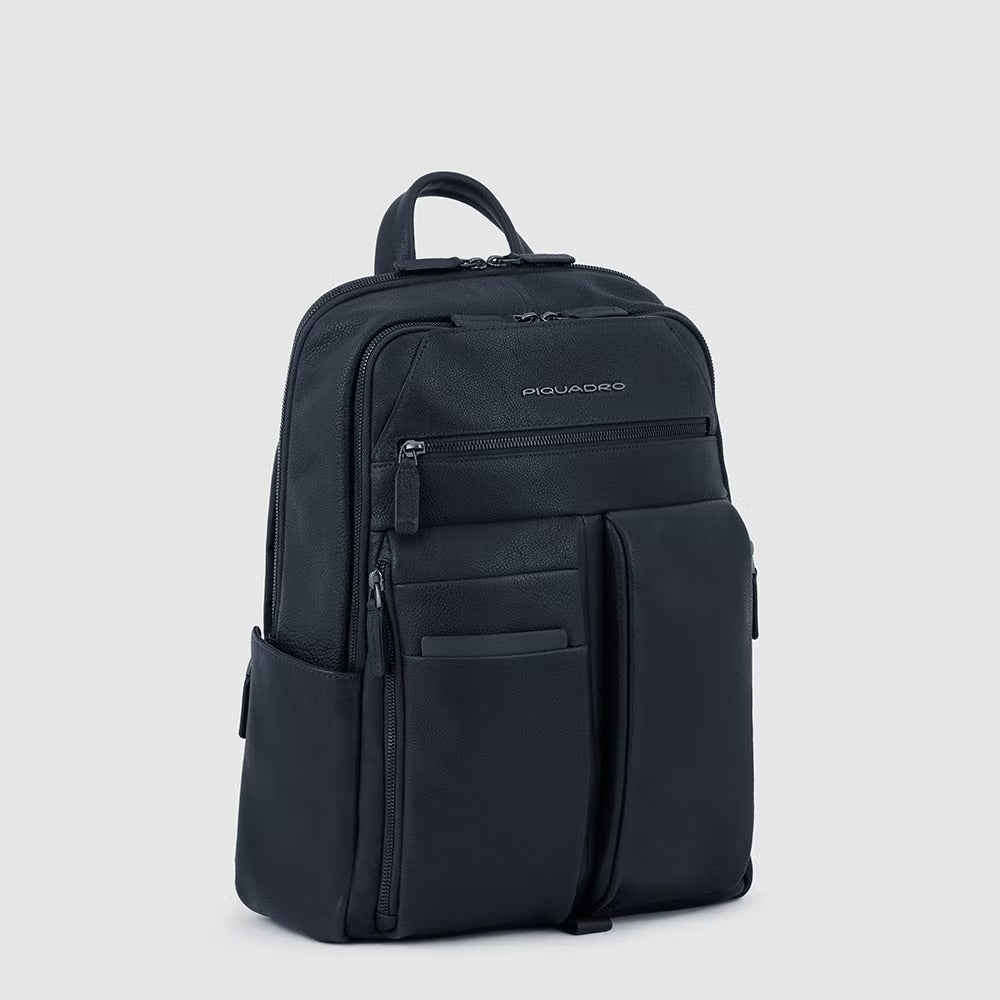 Zaino porta computer 14" e porta iPad Paavo Blu - Qshops (Piquadro)