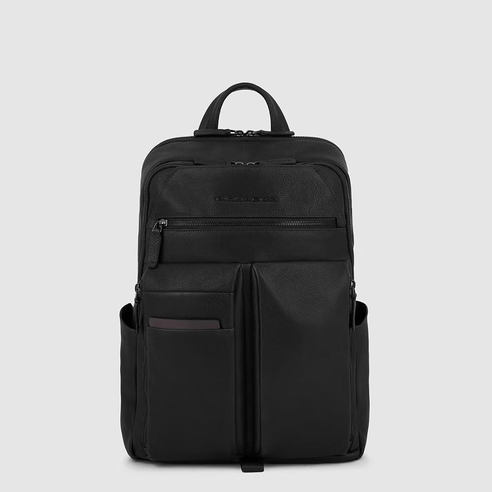 Zaino porta computer 14" e porta iPad Paavo Nero - Qshops (Piquadro)