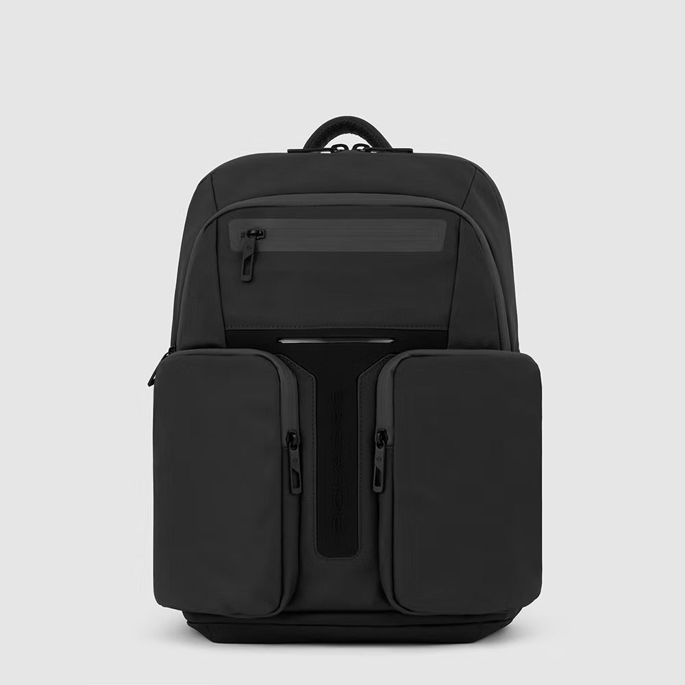 Zaino per computer 14 con tasca impermeabile Hìdor Nero - Qshops (Piquadro)