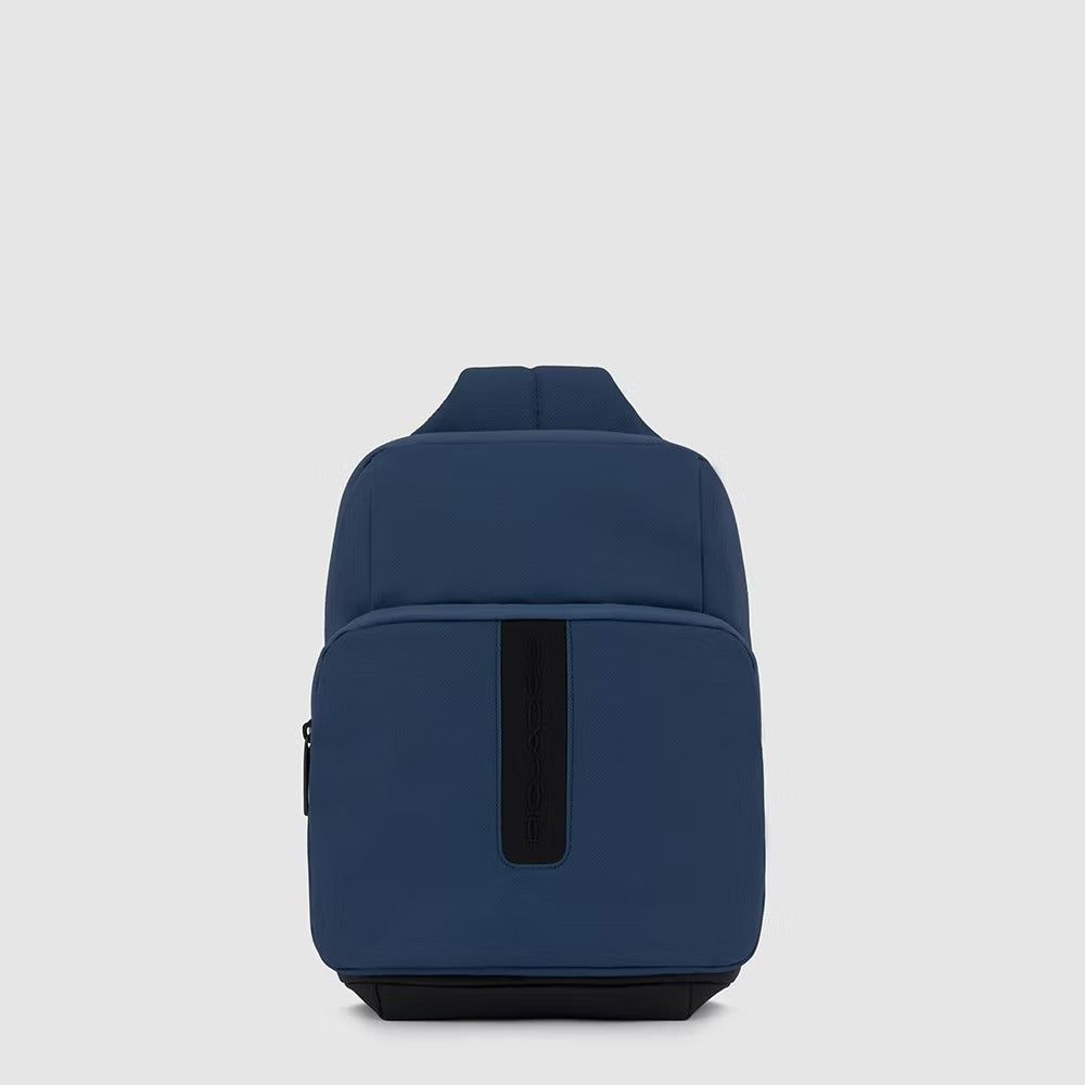 Monospalla con tasca resistente all'acqua Hìdor Blu - Qshops (Piquadro)
