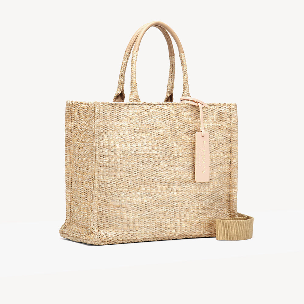 Never Without Bag Straw Mon Natural - Qshops (Coccinelle)