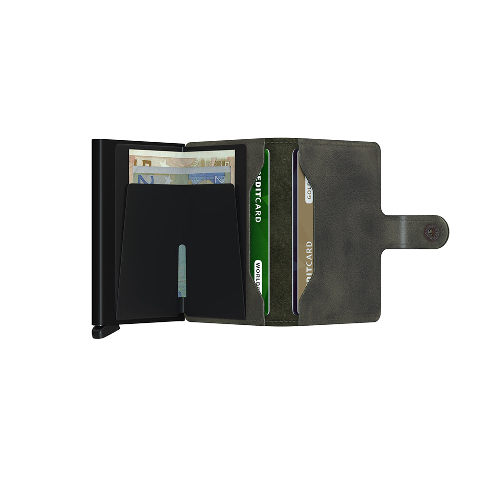 Miniwallet Style Vintage Olive-Black - Qshops (Secrid)