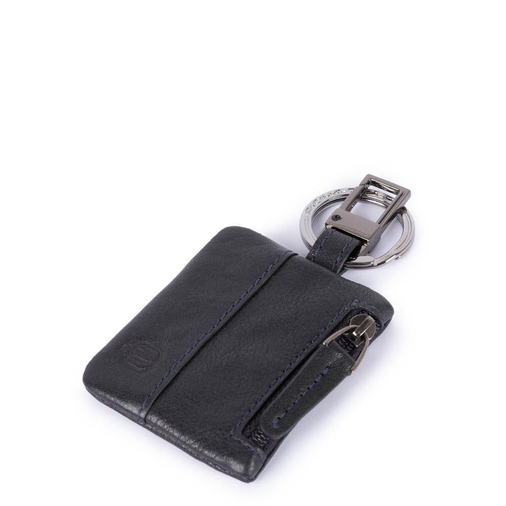 Portachiavi Piquadro con CONNEQU e tasca laterale Black Square - Qshops (Outlet Piquadro)