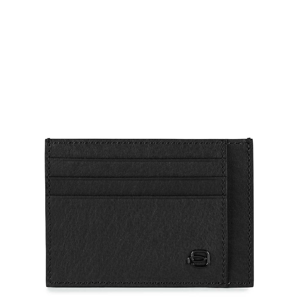 Bustina porta carte di credito tascabile con protezione anti-frode RFID Black Square - Qshops (Piquadro)