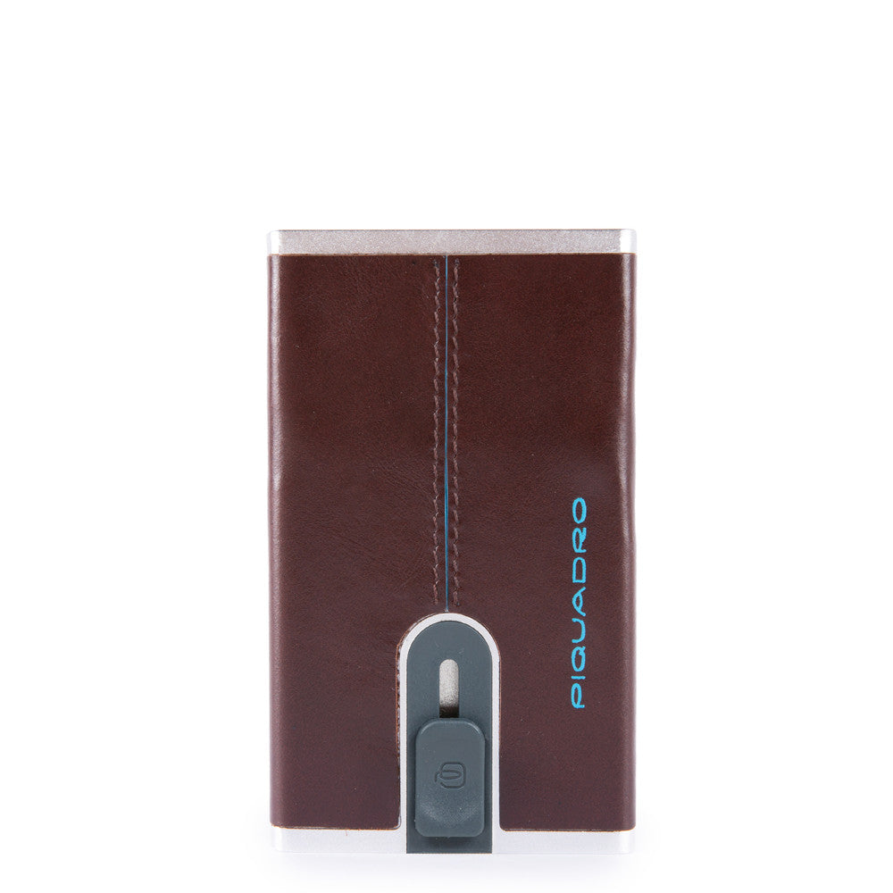 Porta carte di credito con sliding system Blue Square - Qshops (Piquadro)