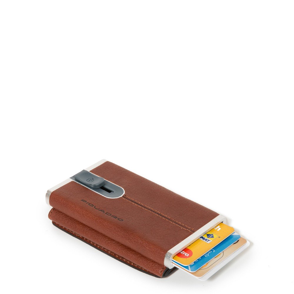Compact wallet per banconote e carte di credito Black Square - Qshops (Piquadro)