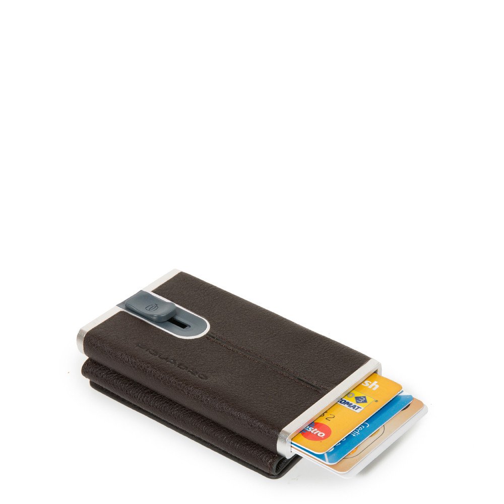 Compact wallet per banconote e carte di credito Black Square - Qshops (Piquadro)