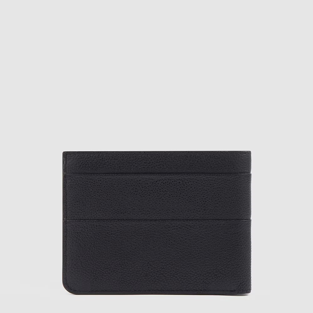 Portafoglio uomo con porta documenti Paavo Nero - Qshops (Piquadro)