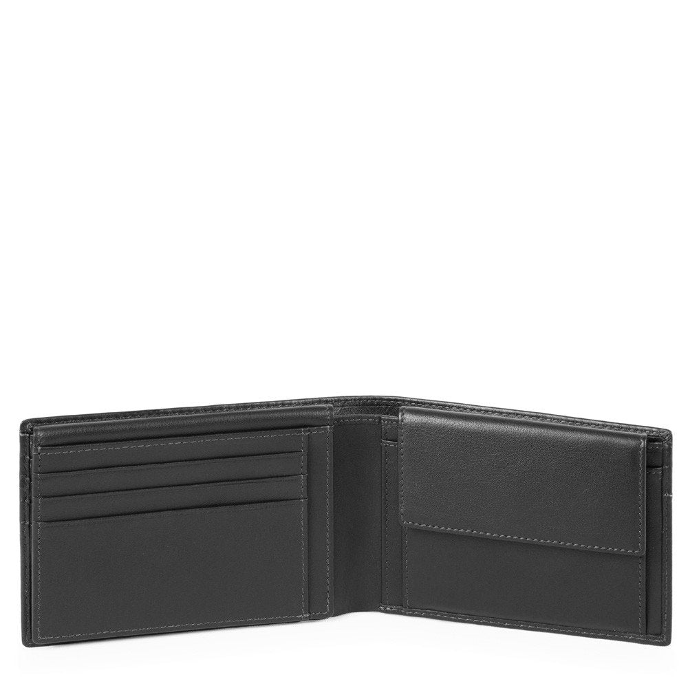 Portafoglio uomo con portamonete/porta carte e anti-frode RFID Urban - Qshops (Piquadro)