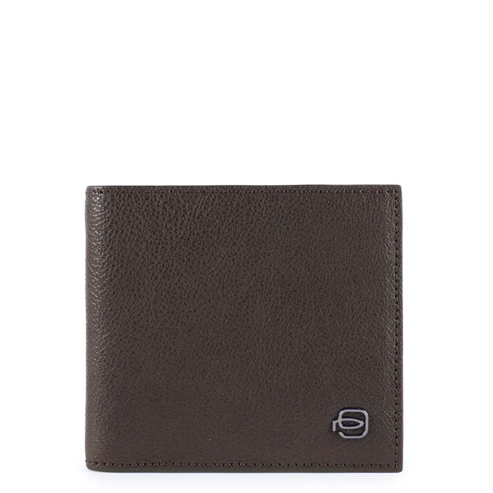Portafoglio uomo verticale con ferma banconote con protezione anti-frode RFID Black Square - Qshops (Piquadro)