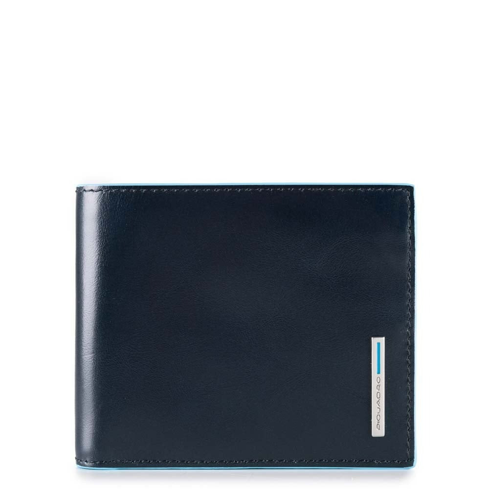 Portafoglio uomo con protezione anti-frode RFID Blue Square Special Blu - Qshops (Piquadro)