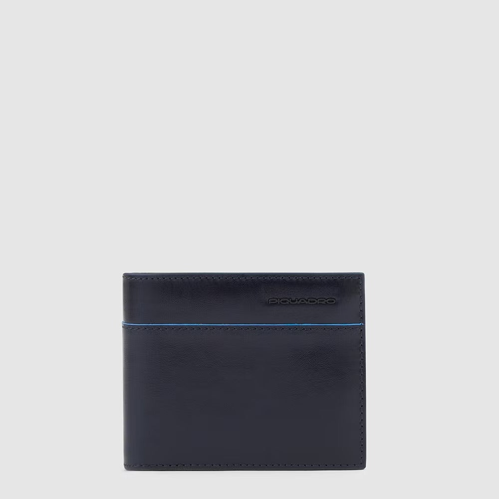 Portafoglio uomo con porta monete B2 Revamp Blu - Qshops (Piquadro)