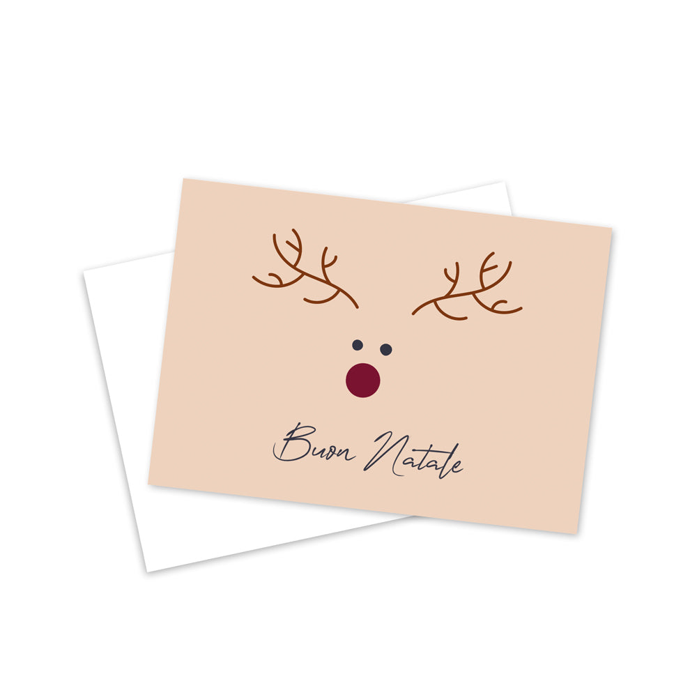 BIGLIETTO REGALO - Renna - Qshops (Q Shops)