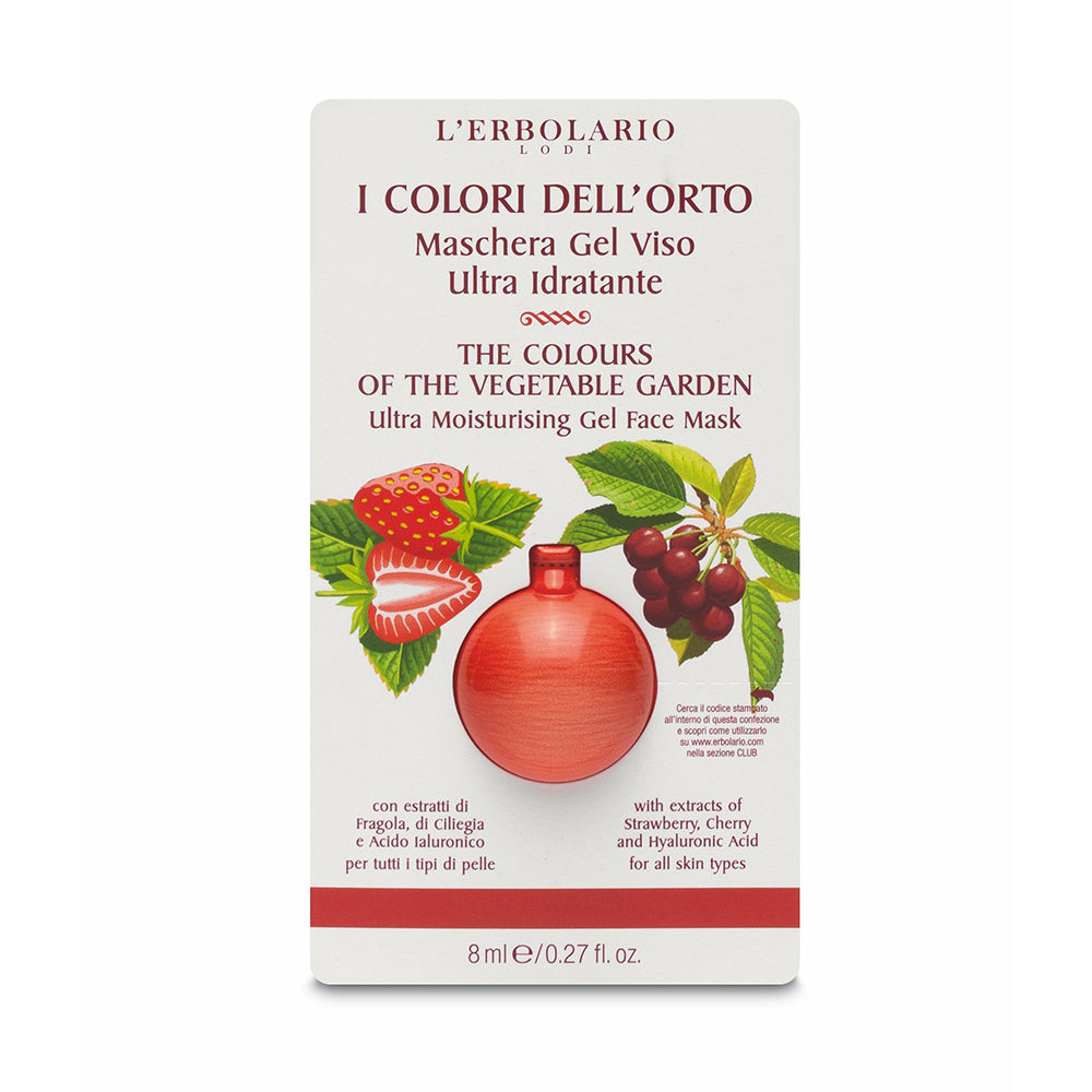 I Colori Dell’orto - Rosso - Azione Idratante Maschera Gel Viso Ultra Idratante - Qshops (L’Erbolario)
