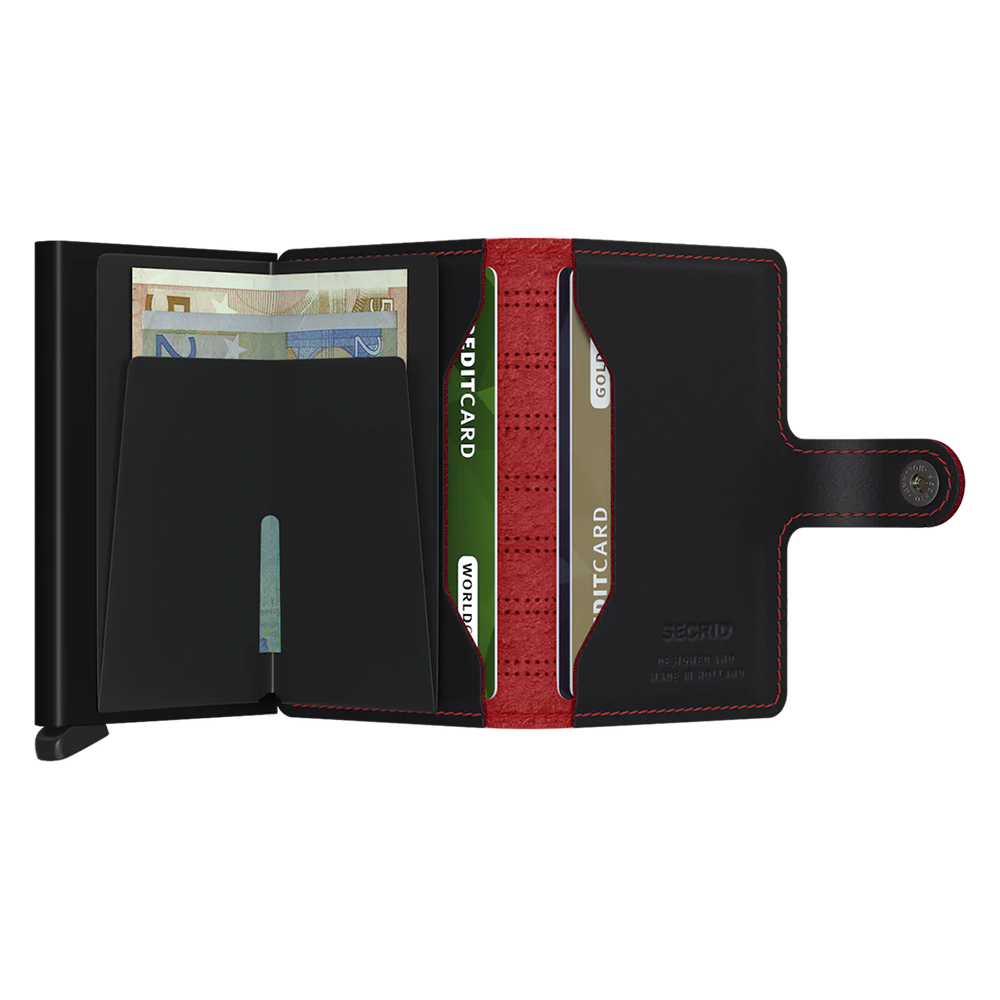 Miniwallet Style Fuel Black-Red - Qshops (Secrid)