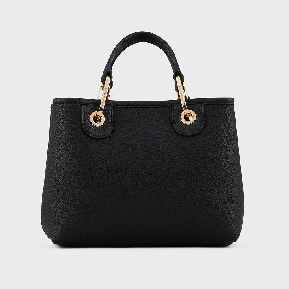 Shopper MyEA Bag piccola stampa cervo Nero - Qshops (Emporio Armani)