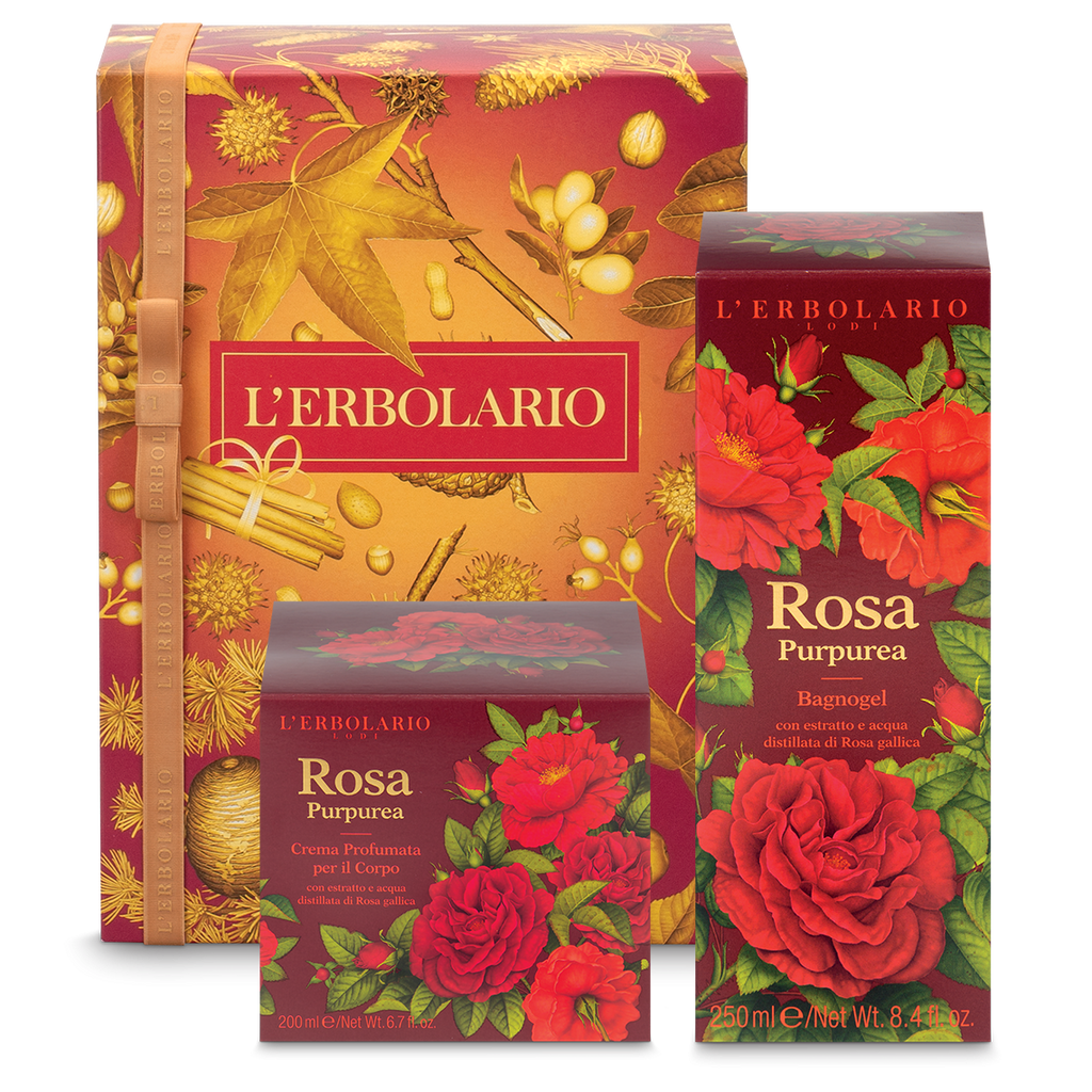 Rosa Purpurea- Confezione regalo Duo Corpo - Qshops (L’Erbolario)