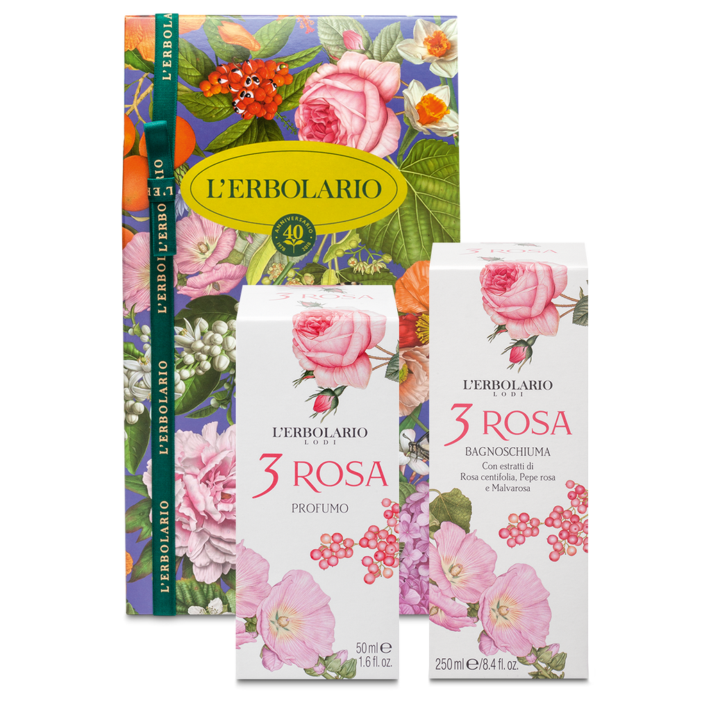 3 Rosa - Confezione regalo Duo Profumo - Qshops (L’Erbolario)