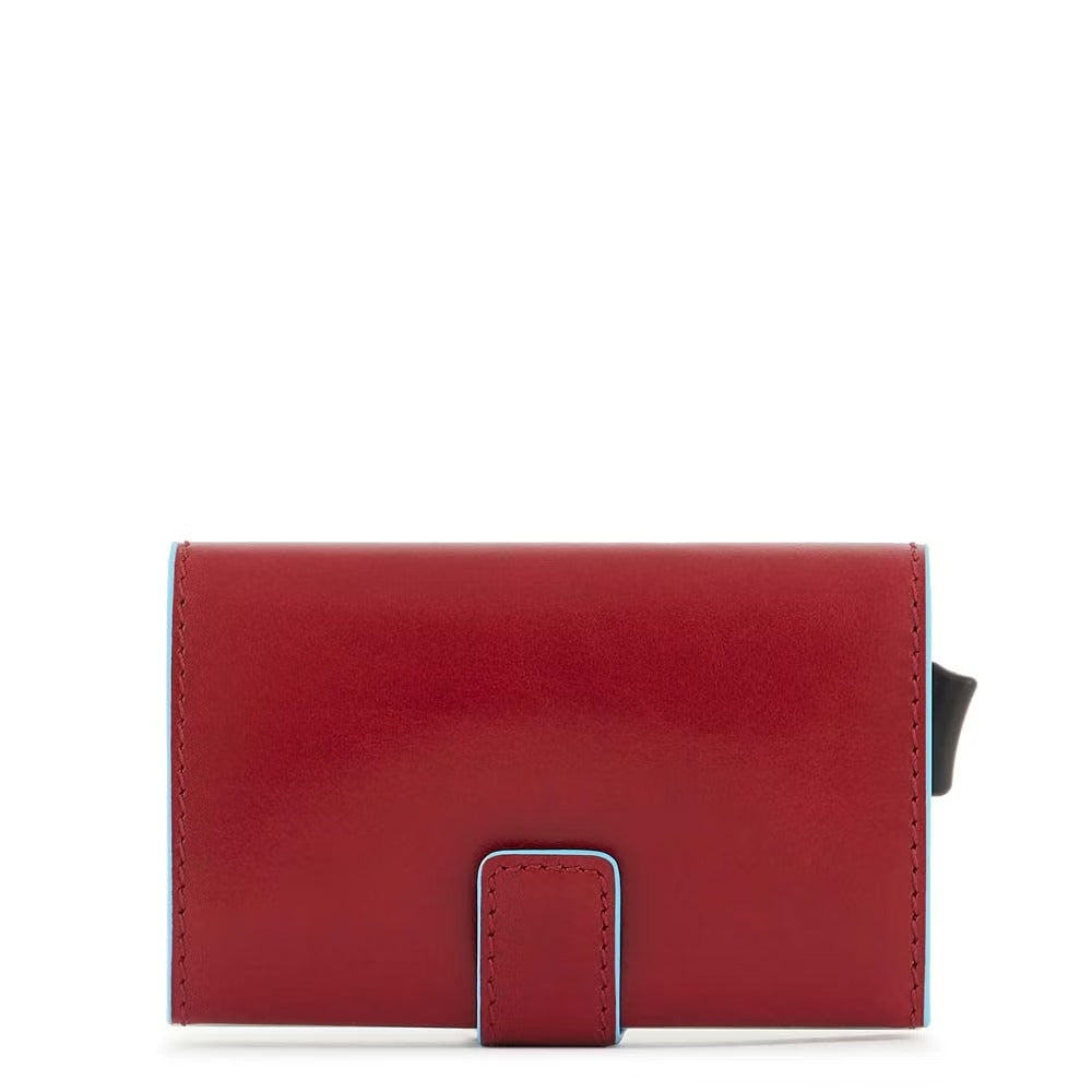 Porta carte di credito Rosso in metallo Blue Square - Qshops (Piquadro)