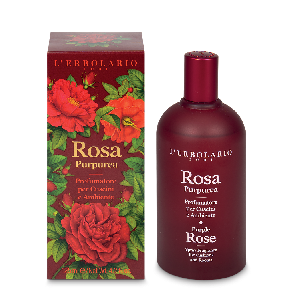 Rosa Purpurea - Profumatore Per Cuscini E Ambiente 125 Ml - Qshops (L’Erbolario)
